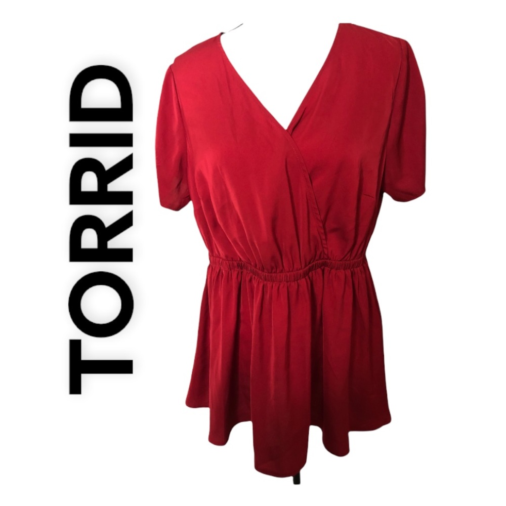 Torrid peplum top size 00